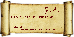 Finkelstein Adrienn névjegykártya